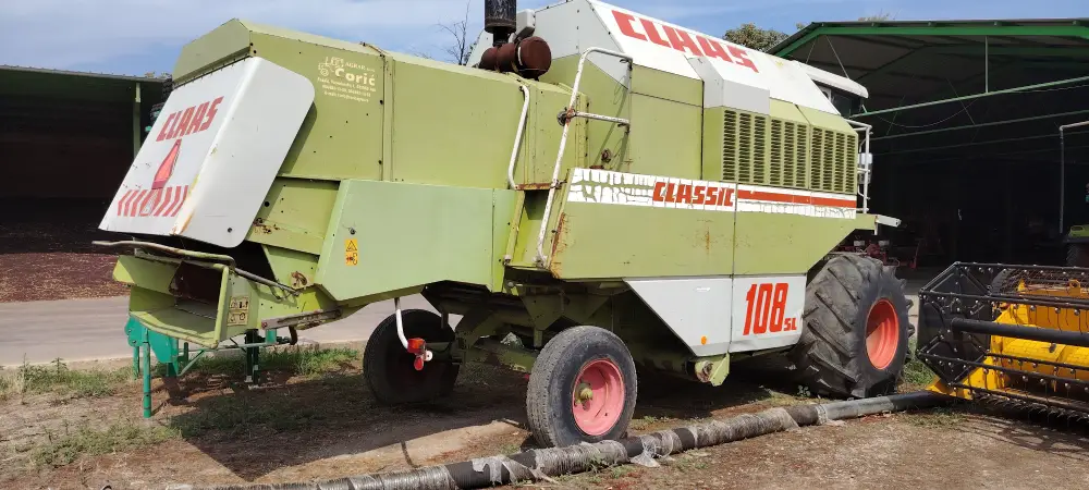  Kombajn DOMINATOR 108 i kolica za heder 